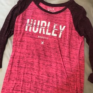 Hurley woman’s 3/4 sleeve top